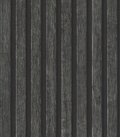 Gray non-woven vinyl wallpaper with modern design