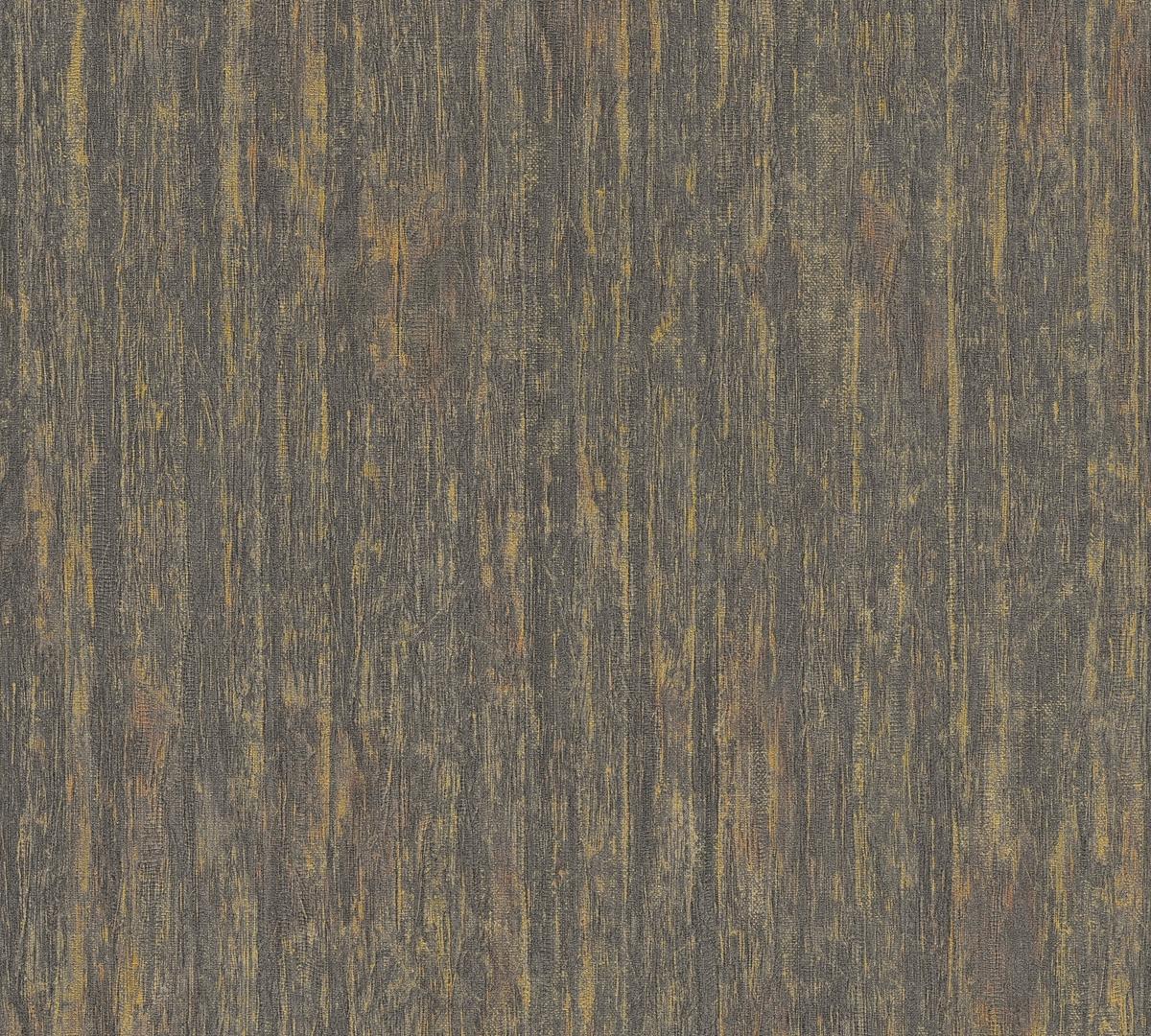 395616_1 Black non-woven vinyl wallpaper from Elements II collection