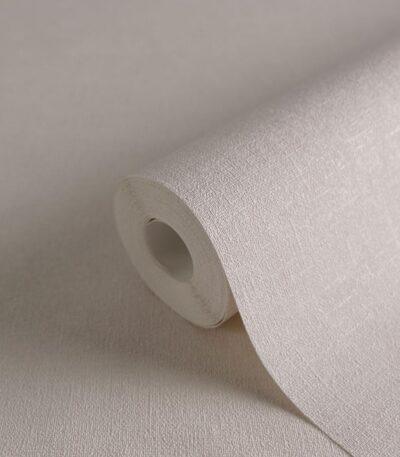 Cream non-woven vinyl wallpaper from European collection