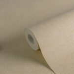 Beige non-woven vinyl wallpaper with subtle pattern