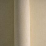 Non-woven beige vinyl wallpaper with warm tone