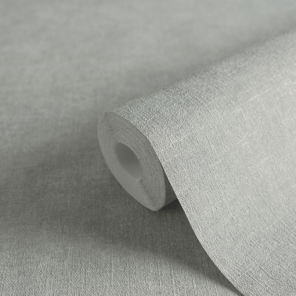 395659_1 Grey non-woven vinyl wallpaper with modern design