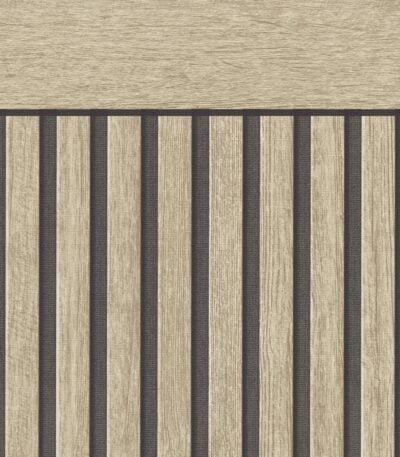 Beige non-woven vinyl wallpaper with subtle texture