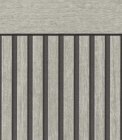 Greige non-woven vinyl wallpaper for modern interiors