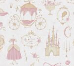 Beige vinyl wallpaper with non-woven backing and straight pattern