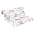 Beige vinyl wallpaper with non-woven European quality