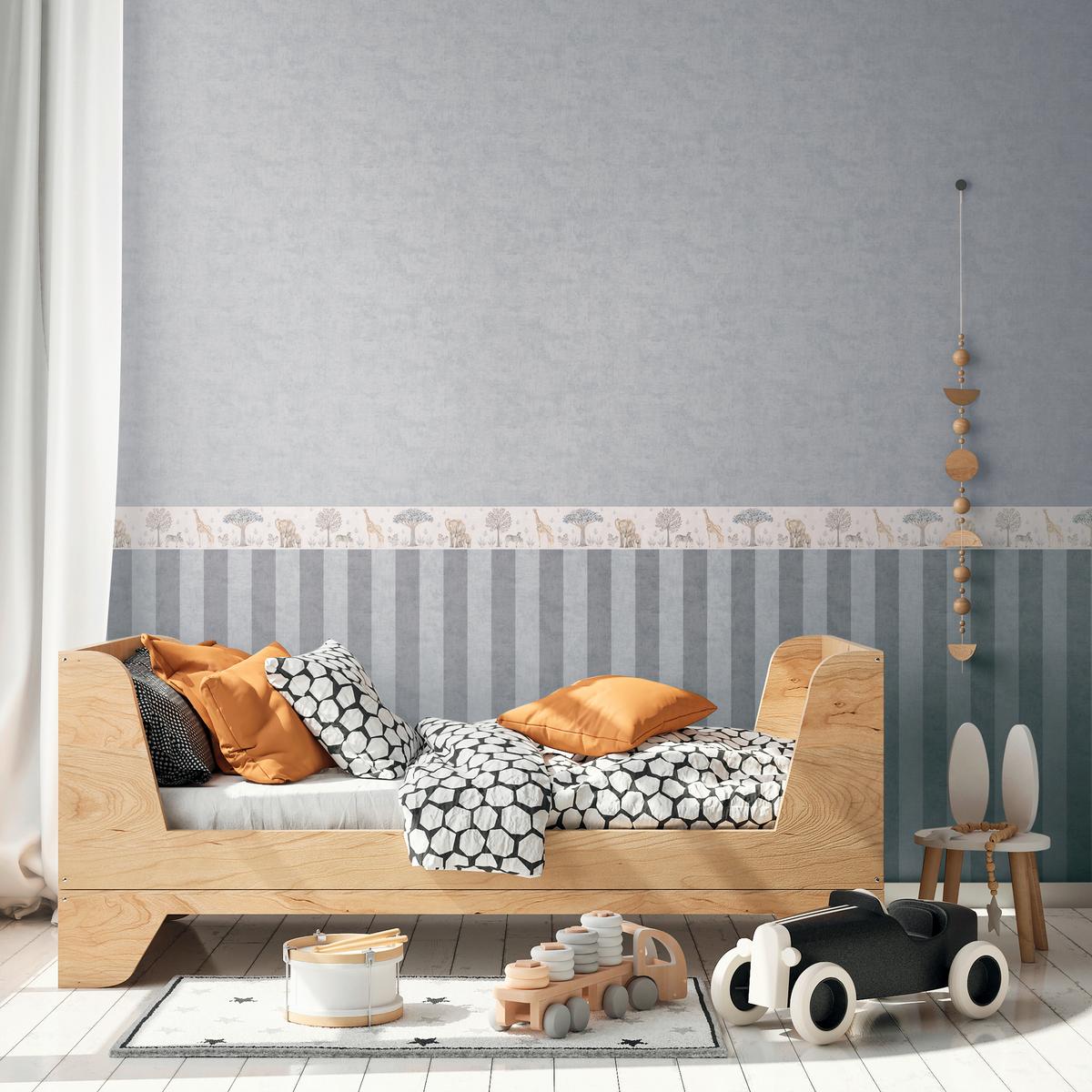 771786_1 Gray non-woven vinyl wallpaper with subtle pattern