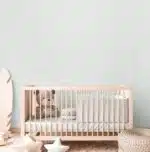 Non-woven vinyl wallpaper in soft light grey tone