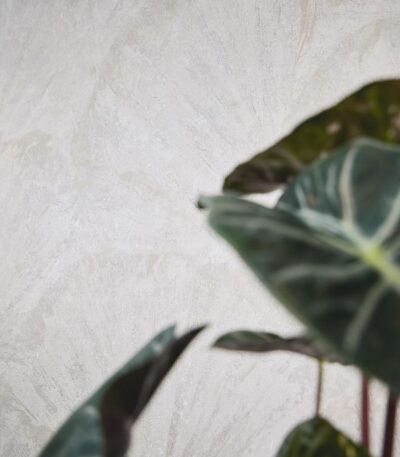 White non-woven vinyl wallpaper with subtle pattern