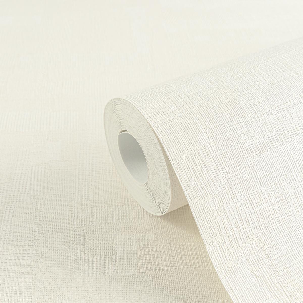 782045_1 Cream non-woven vinyl wallpaper with sophisticated pattern