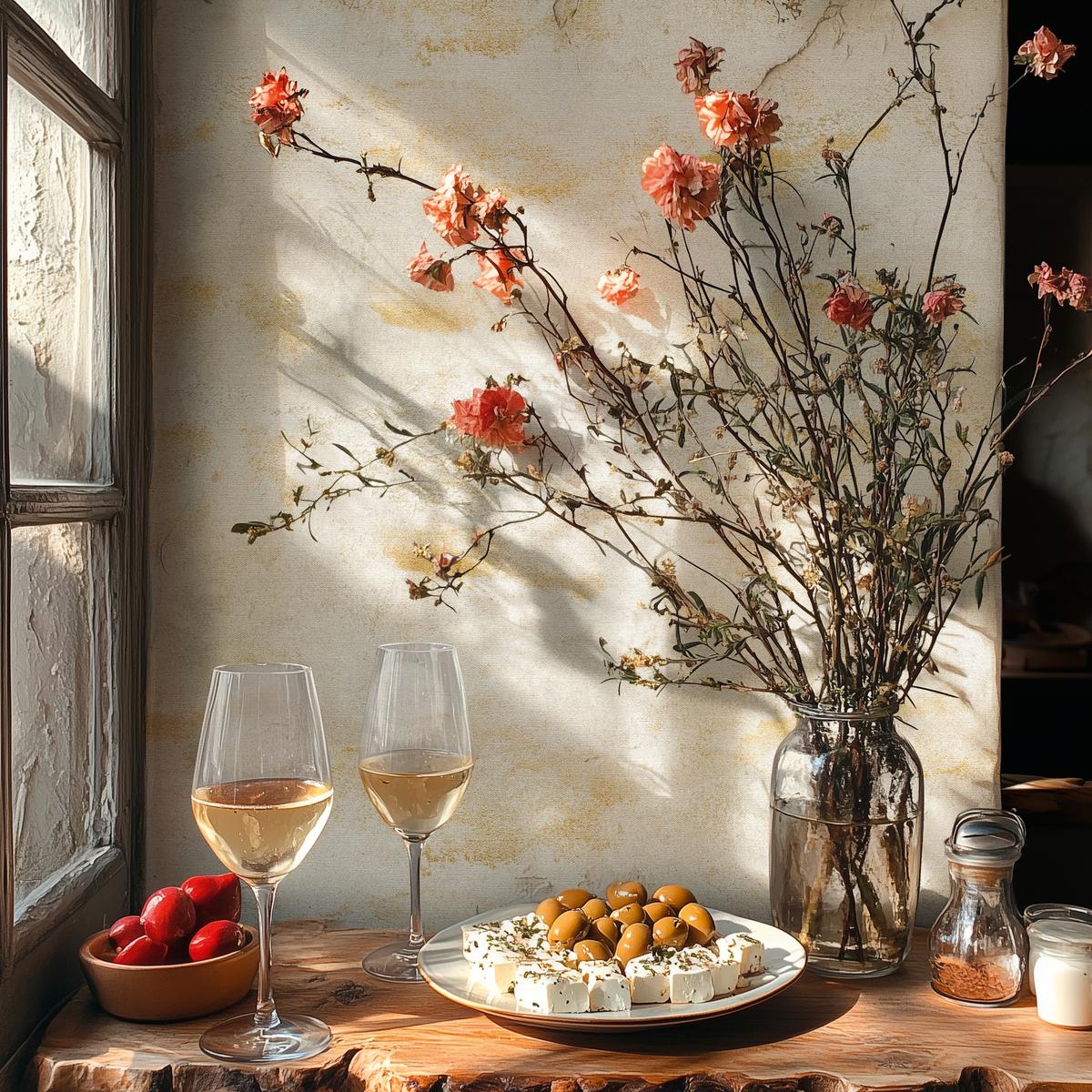 786563_1 Cream non-woven vinyl wallpaper straight match