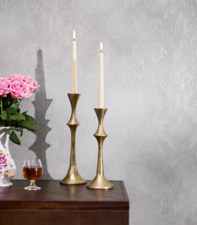 Grey non-woven vinyl wallpaper with offset pattern