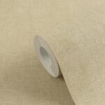 Brown non-woven vinyl wallpaper with free match design