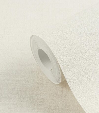 Beige non-woven vinyl wallpaper with free match design