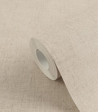 Brown non-woven vinyl wallpaper with free match design