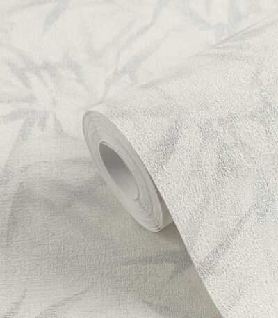 Cream non-woven vinyl wallpaper with offset match design