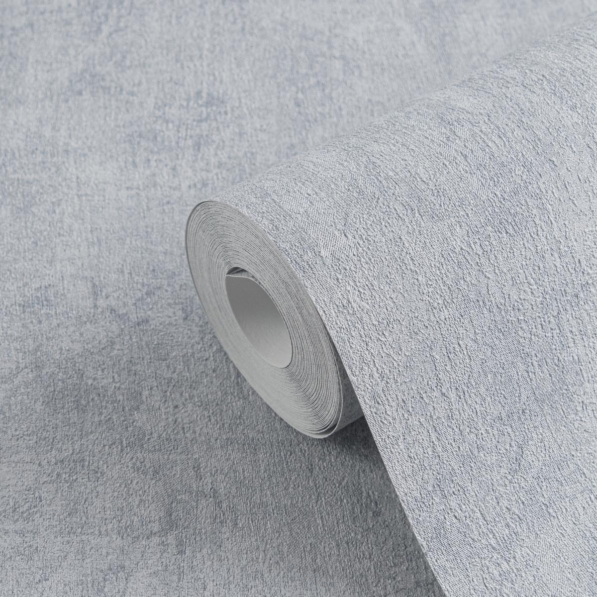 790516_1 Blue non-woven wallpaper with vinyl surface finish