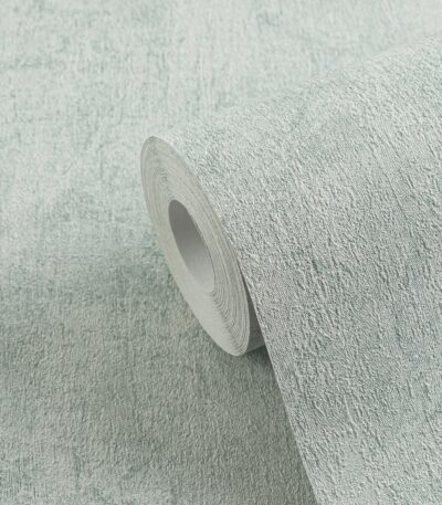 Blue non-woven wallpaper with free match design