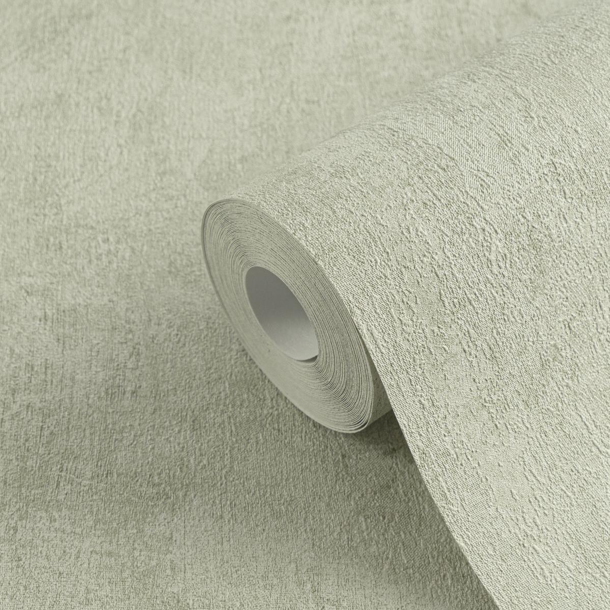 790519_1 Green non-woven vinyl wallpaper with free match design