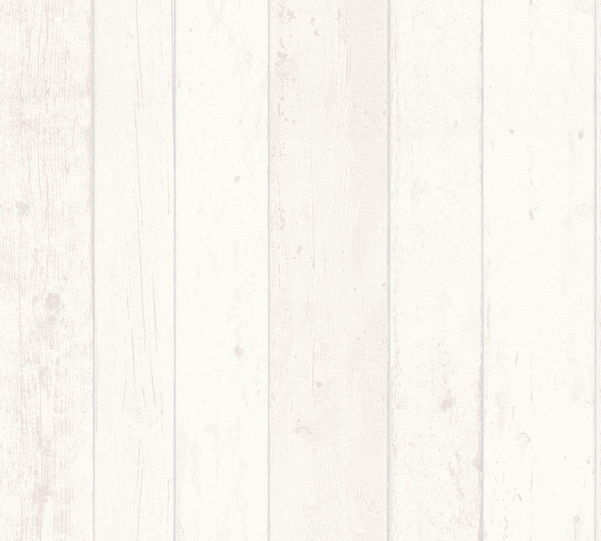 855046_1 White non-woven vinyl wallpaper with minimalist design
