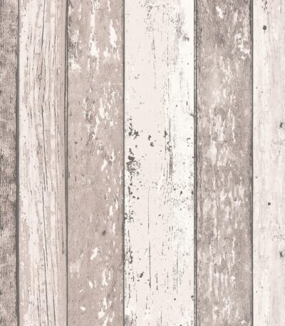 Brown non-woven vinyl wallpaper with natural texture