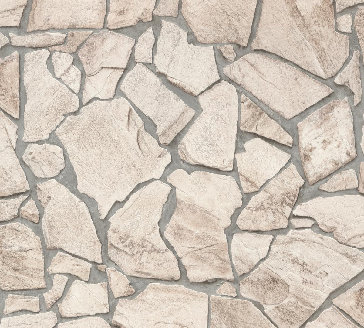 927323_1 Beige non-woven vinyl wallpaper for interiors