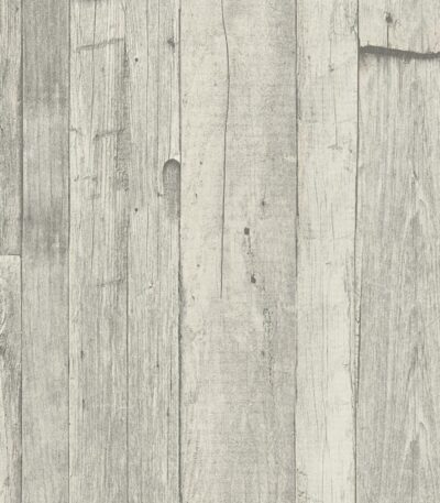 Gray non-woven vinyl wallpaper with subtle pattern